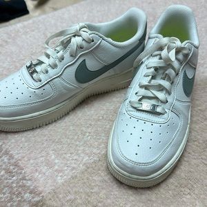 Nike AirForce with grey swoosh. Lots of life left!